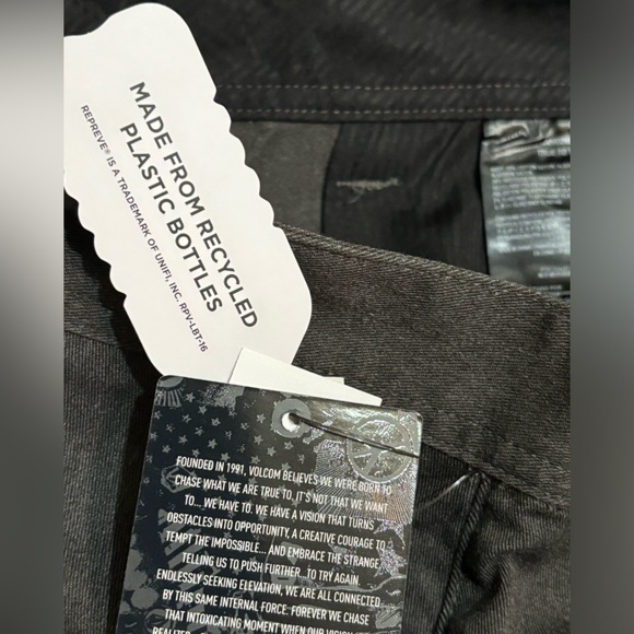 Volcom Frickin Cross Shred Static Hybrid Shorts/ Modern Fit - Charcoal Men’s 31” - Picture 8 of 9